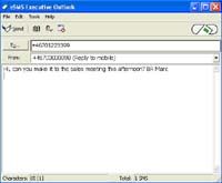 eSMS Outlook screenshot