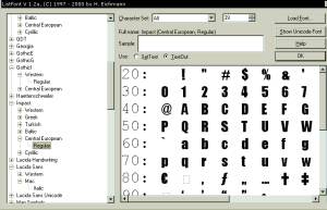 ListFont Captura de pantalla