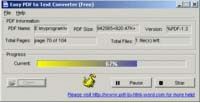 Easy PDF to Text Converter screenshot