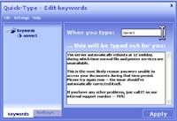Quick-Type screenshot