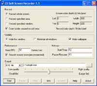 ZD Soft Screen Recorder Captura de pantalla