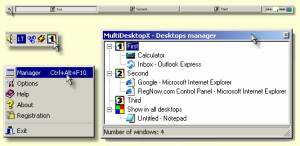 MultiDesktopX Captura de pantalla