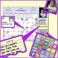 Monkeymen Calendar screenshot