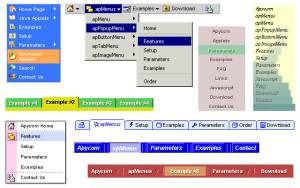 Apycom Java Menu Applets screenshot