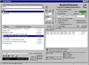 AudioSlimmer Captura de pantalla