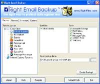 Right Email Backup Captura de pantalla