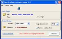 Word Advance Compressor screenshot