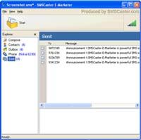 SMSCaster E-Marketer screenshot