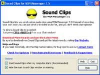 Sound Clips for MSN Messenger screenshot