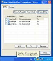 Mail Notifier Platinum screenshot