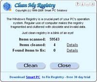Clean My Registry Captura de pantalla