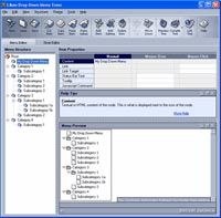 Likno Drop Down Menus Trees screenshot