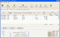 Home bookkeeping screenshot
