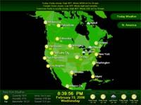 Weather Report Screensaver screenshot