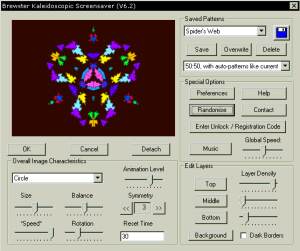 Brewster Kaleidoscopic Screensaver� Captura de pantalla