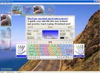 MaxType LITE Typing Tutor screenshot