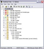 TreeSize Free Captura de pantalla