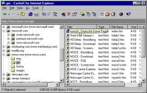 CacheX for Internet Explorer screenshot