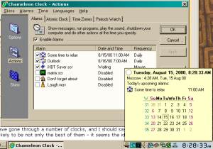Chameleon Clock  screenshot