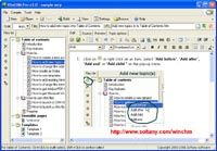 WinCHM - help authoring software screenshot
