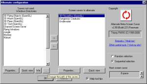 Alternate Meta Screensaver  screenshot
