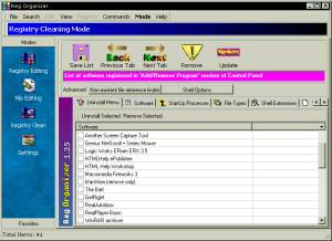 Reg Organizer  screenshot
