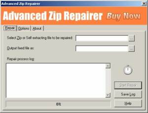 Advanced Zip Repairer Captura de pantalla
