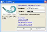 RapidSMTP Free Edition screenshot