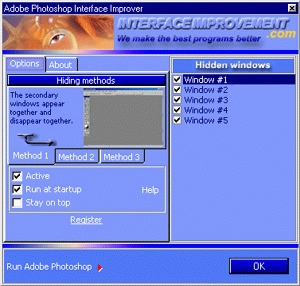 Adobe Photoshop Interface Improver screenshot