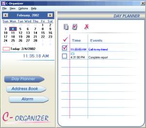 C-Organizer screenshot