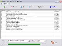 Zeallsoft Audio CD Burner Captura de pantalla