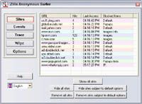Zilla Free Anonymous Surfer Captura de pantalla