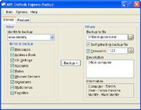 ABF Outlook Express Backup screenshot
