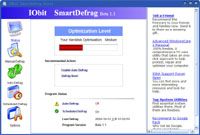IObit SmartDefrag screenshot