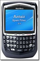 Antair BlackBerry Spam Filter screenshot