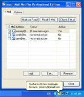 MultiMail Notifier screenshot