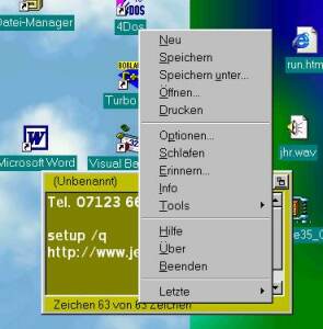 JC&MB Quicknote screenshot