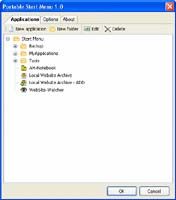Portable Start Menu screenshot