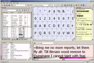 FontExpert 2002  screenshot