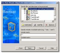 Handy Backup Server screenshot