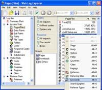 Web Log Explorer screenshot