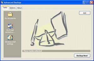 Advanced Backup screenshot