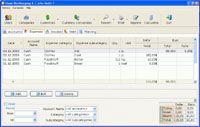 Home bookkeeping screenshot