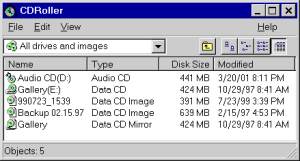 CDRoller screenshot