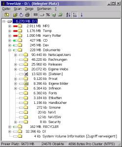 TreeSize screenshot