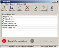 WebAllow screenshot