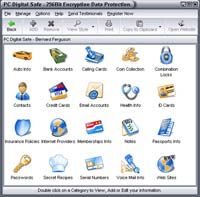 Free PC Digital Safe - Put Passwords on Speed Dial. screenshot