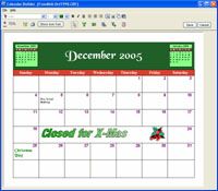 Calendar Builder screenshot