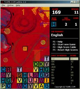 Lettris screenshot