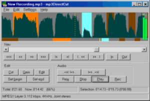 mp3DirectCut  screenshot